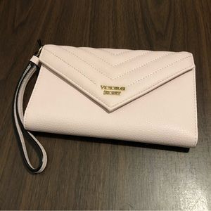 New Victorias Secret light Pink Wristlet Women Wallet